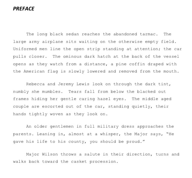 The preface page of Jandals, photographed from the author's 2016 first edition